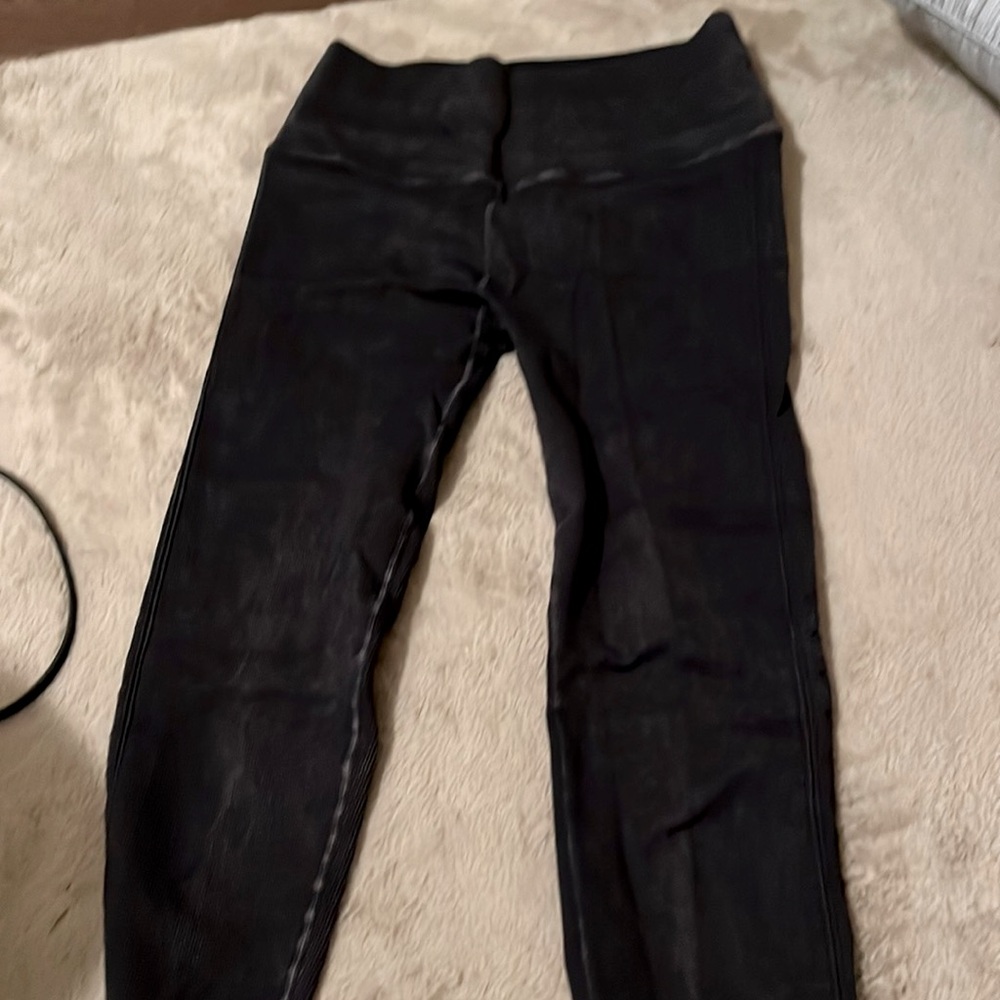 Spiritual gangster cut out leggings